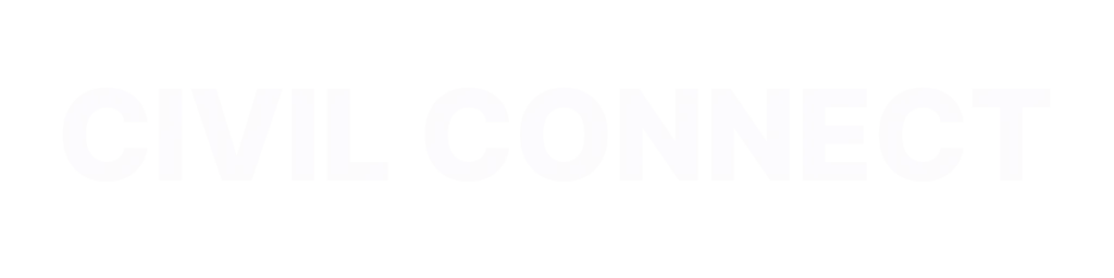 Civil Connect White Logo